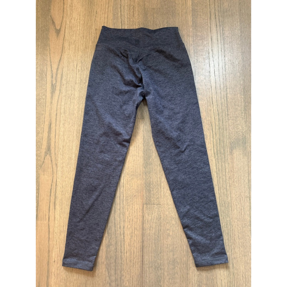 Buffbunny Collection Heathered Gray/Black Leggings-Size Medium - Picture 2 of 7